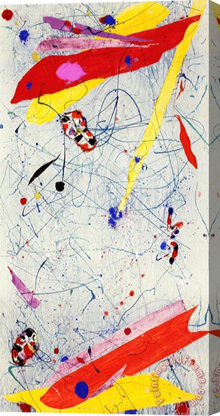 Sam Francis Untitled, 1983 Stretched Canvas Painting / Canvas Art