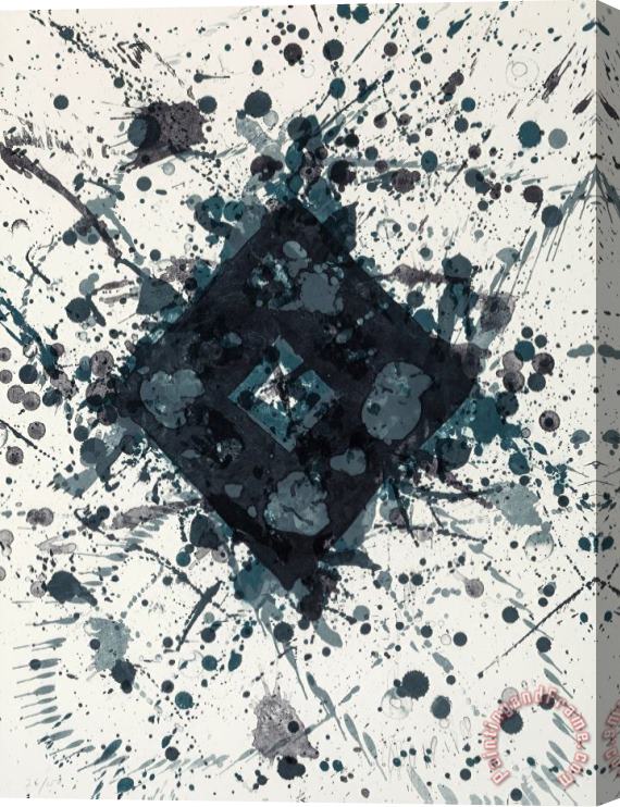 Sam Francis Untitled, From The Carter Presidential Portfolio, 1981 Stretched Canvas Painting / Canvas Art