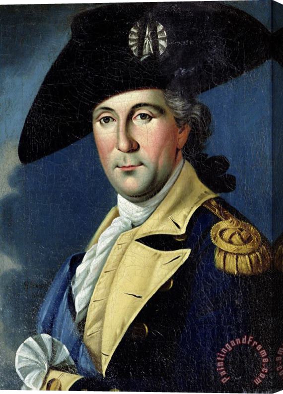 Samuel King George Washington Stretched Canvas Print / Canvas Art