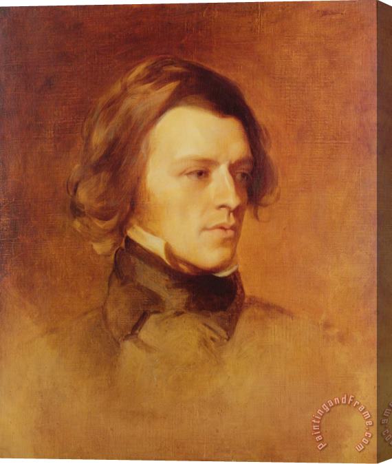 Samuel Laurence Portrait of Alfred Lord Tennyson Stretched Canvas Print / Canvas Art