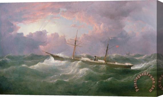 Samuel Walters  Portrait of the lsis a Steam and Sail Ship Stretched Canvas Painting / Canvas Art