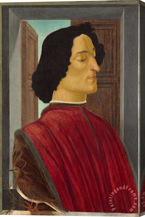 Sandro Botticelli Giuliano De Medici Stretched Canvas Painting / Canvas Art