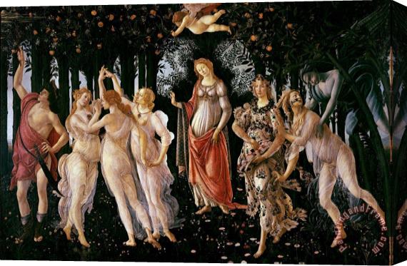 Sandro Botticelli Primavera Stretched Canvas Print / Canvas Art