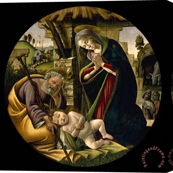 Sandro Botticelli The Adoration of The Christ Child Stretched Canvas Print / Canvas Art