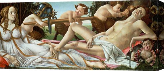 Sandro Botticelli Venus and Mars Stretched Canvas Print / Canvas Art