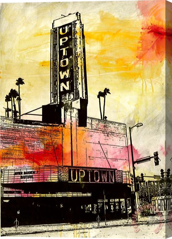 Sara Abbott The Uptown Stretched Canvas Painting / Canvas Art