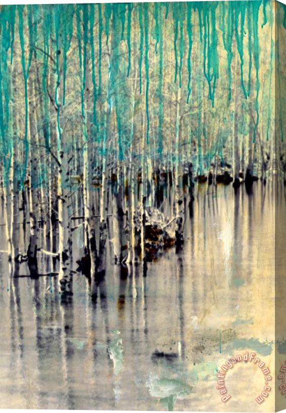 Sara Abbott Water Trees II Stretched Canvas Painting / Canvas Art