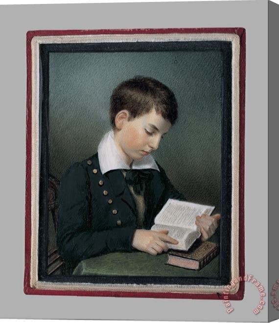 Sarah Goodridge The Studious Youth (master Edward Appleton) Stretched Canvas Print / Canvas Art