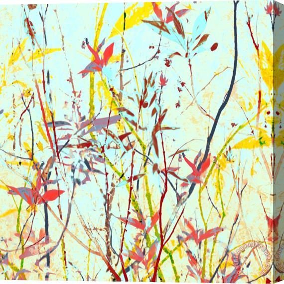 Sia Aryai Radiant Foliage I Stretched Canvas Painting / Canvas Art