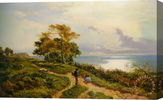 Sidney Richard Percy Overlooking The Bay Stretched Canvas Painting / Canvas Art