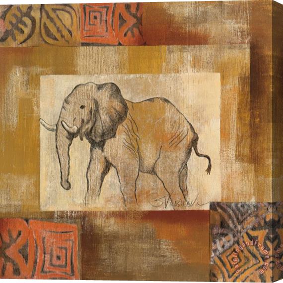 Silvia Vassileva African Animal Iv Stretched Canvas Painting / Canvas Art
