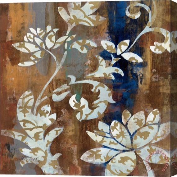 Silvia Vassileva Moonlight Magnolia Silhouette I Stretched Canvas Painting / Canvas Art