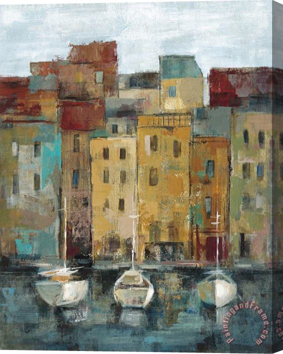 Silvia Vassileva Old Town Port II Stretched Canvas Painting / Canvas Art