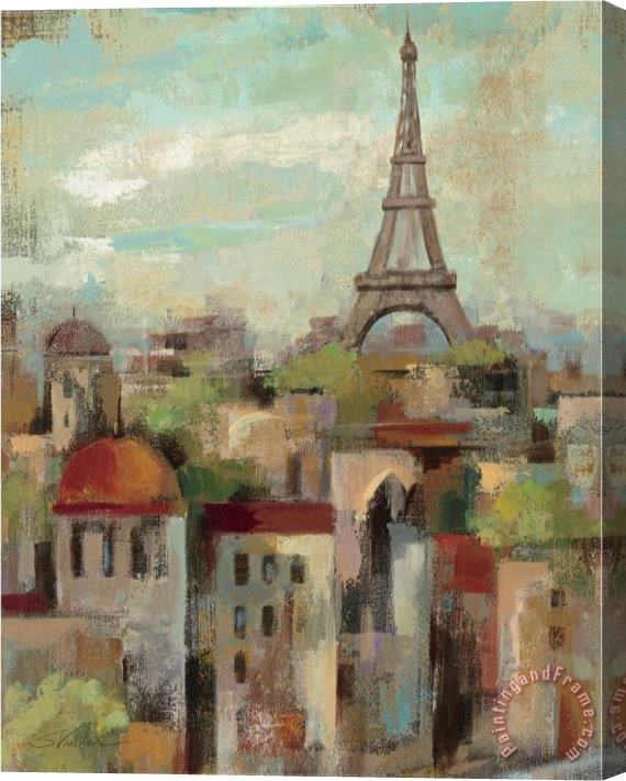 Silvia Vassileva Spring in Paris II Stretched Canvas Painting / Canvas Art
