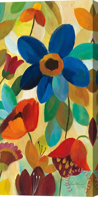 Silvia Vassileva Summer Floral Panel I Stretched Canvas Print / Canvas Art