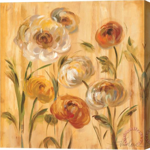 Silvia Vassileva Sunshine Mums I Stretched Canvas Painting / Canvas Art
