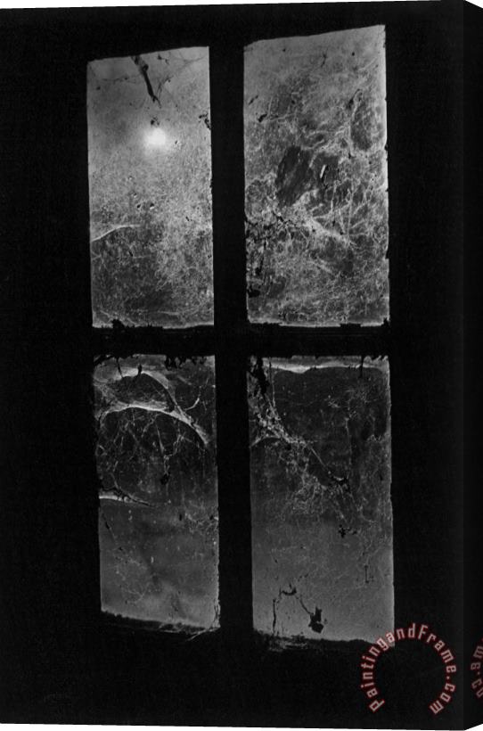 Simon Marsden Window at Castle Frankenstein Stretched Canvas Print / Canvas Art