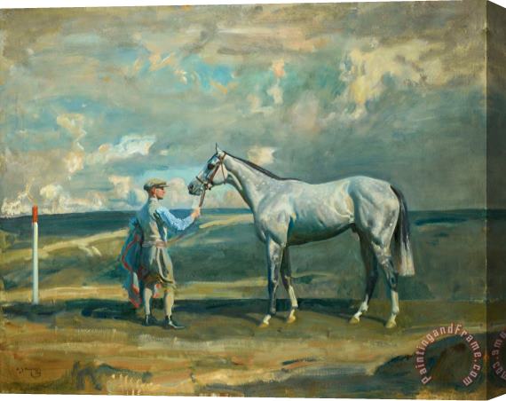 Sir Alfred James Munnings Portrait Du Cheval Mahmoud IV Stretched Canvas Painting / Canvas Art
