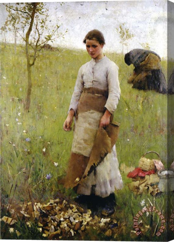 Sir George Clausen L'epierrage Stretched Canvas Painting / Canvas Art