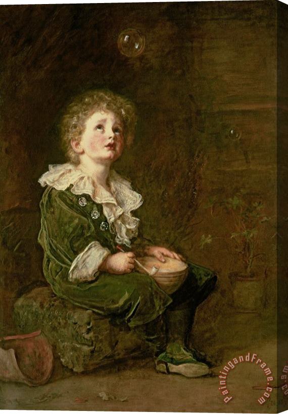 Sir John Everett Millais Bubbles Stretched Canvas Painting / Canvas Art