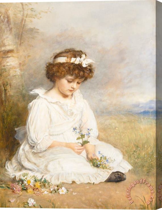 Sir John Everett Millais Darling Stretched Canvas Painting / Canvas Art
