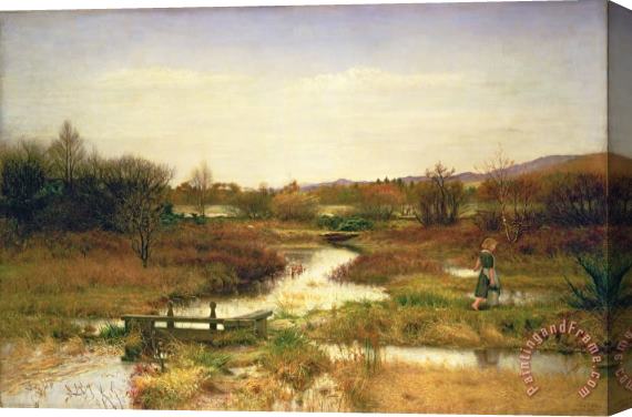 Sir John Everett Millais Lingering Autumn Stretched Canvas Painting / Canvas Art