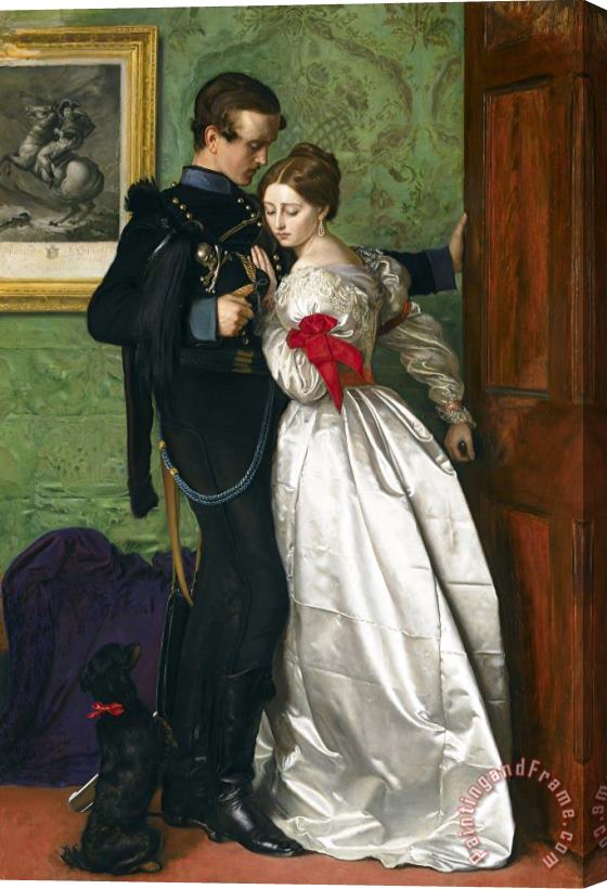 Sir John Everett Millais The Black Brunswicker Stretched Canvas Painting / Canvas Art