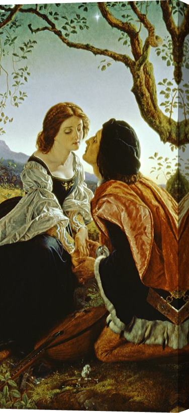 Sir Joseph Noel Paton Hesperus the Evening Star Sacred to Lovers Stretched Canvas Painting / Canvas Art
