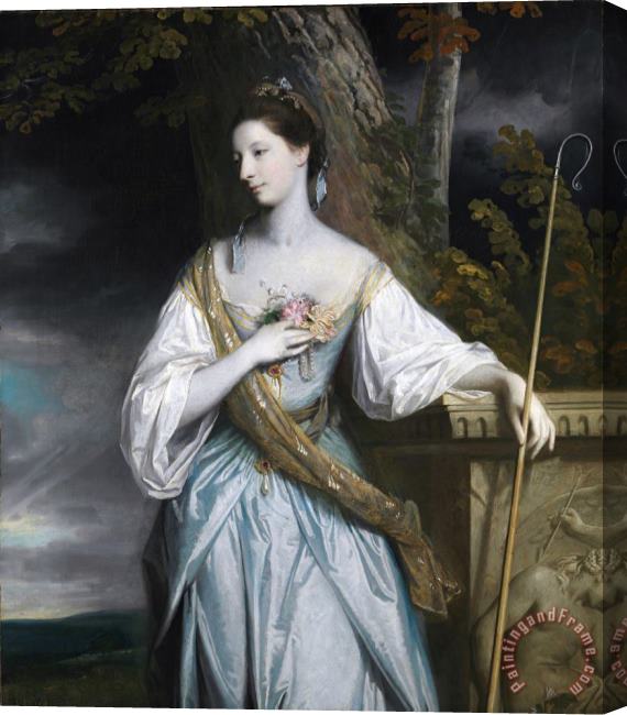 Sir Joshua Reynolds Anne Dashwood, Countess of Galloway Stretched Canvas Print / Canvas Art