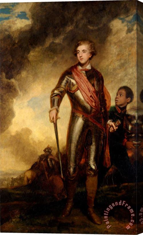 Sir Joshua Reynolds Charles Stanhope, 3rd Earl of Harrington Stretched Canvas Painting / Canvas Art