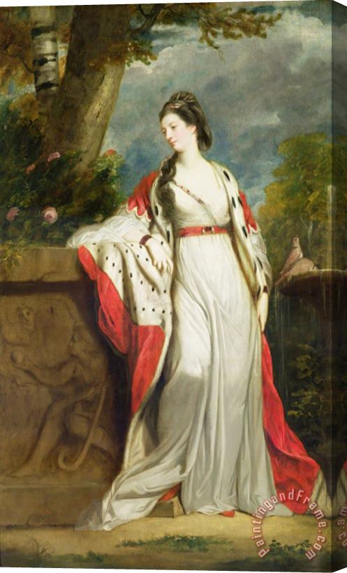 Sir Joshua Reynolds Elizabeth Gunning - Duchess of Hamilton and Duchess of Argyll Stretched Canvas Print / Canvas Art