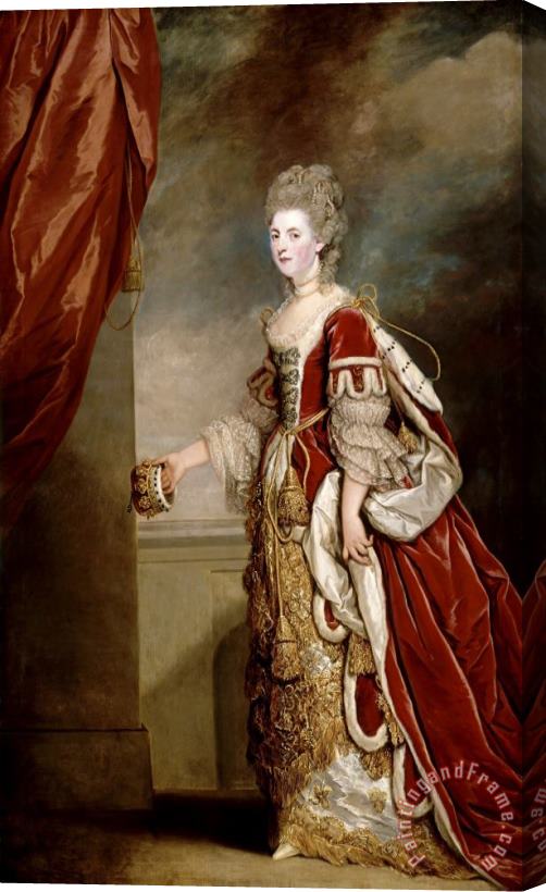 Sir Joshua Reynolds Jane, Duchess of Gordon Stretched Canvas Painting / Canvas Art