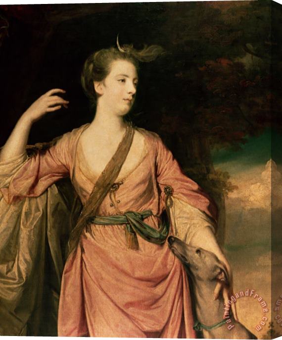 Sir Joshua Reynolds Lady Dawson Stretched Canvas Print / Canvas Art