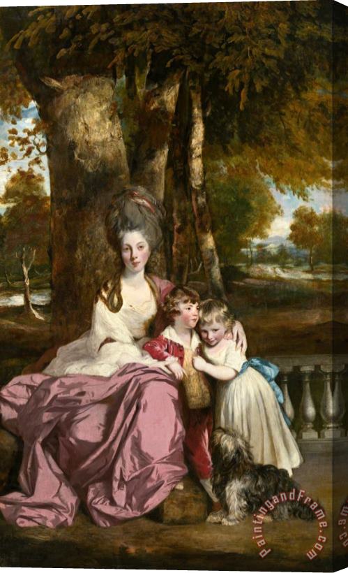 Sir Joshua Reynolds Lady Elizabeth Delme And Her Children Stretched Canvas Painting / Canvas Art