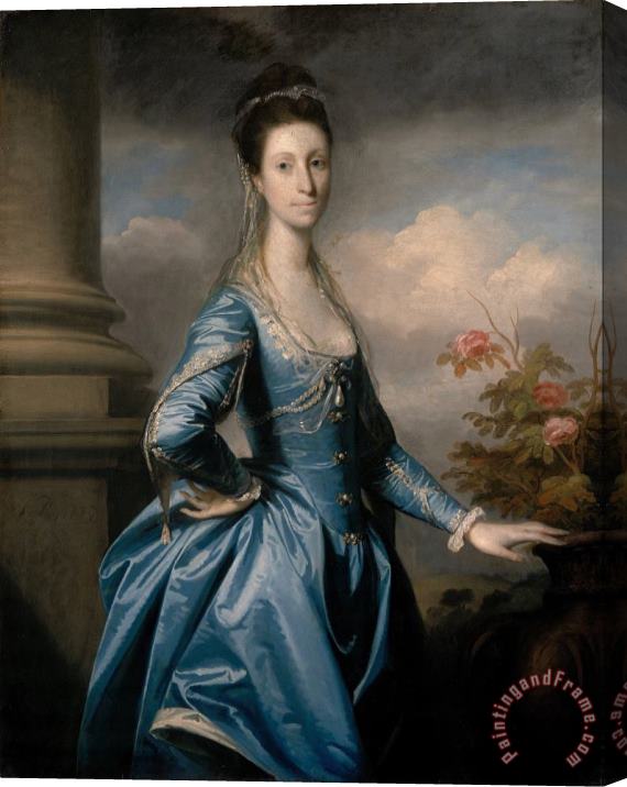Sir Joshua Reynolds Miss Elizabeth Ingram Stretched Canvas Print / Canvas Art