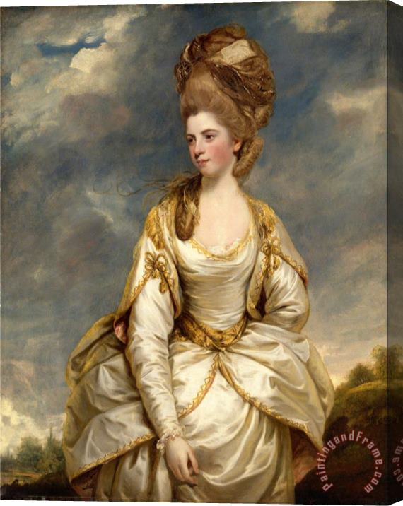 Sir Joshua Reynolds Sarah Campbell Stretched Canvas Print / Canvas Art