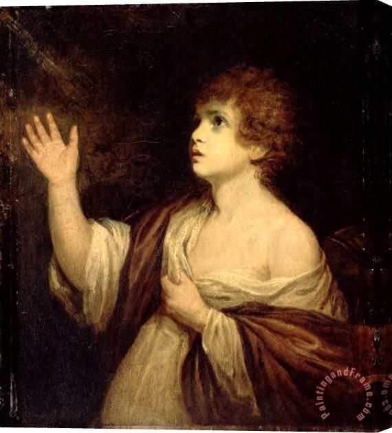 Sir Joshua Reynolds The Calling of Samuel Stretched Canvas Painting / Canvas Art