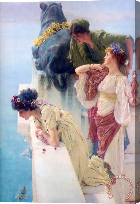 Sir Lawrence Alma-Tadema A Coign of Vantage Stretched Canvas Painting / Canvas Art