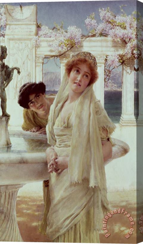 Sir Lawrence Alma-Tadema A Difference of Opinion Stretched Canvas Painting / Canvas Art