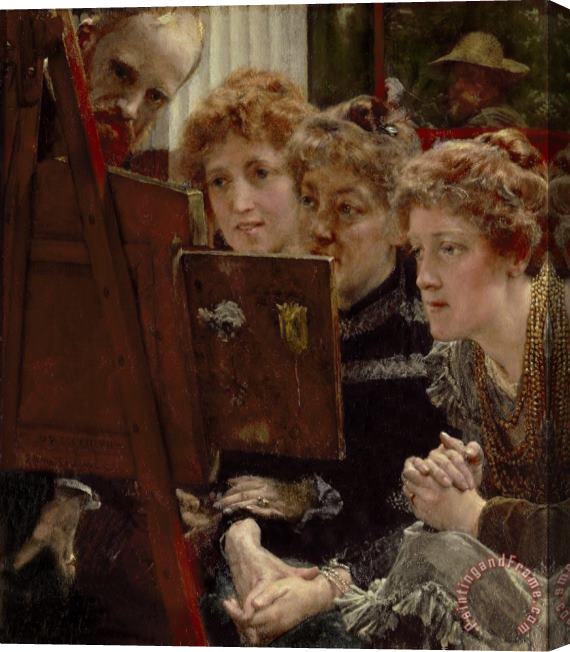 Sir Lawrence Alma-Tadema A Family Group Stretched Canvas Painting / Canvas Art