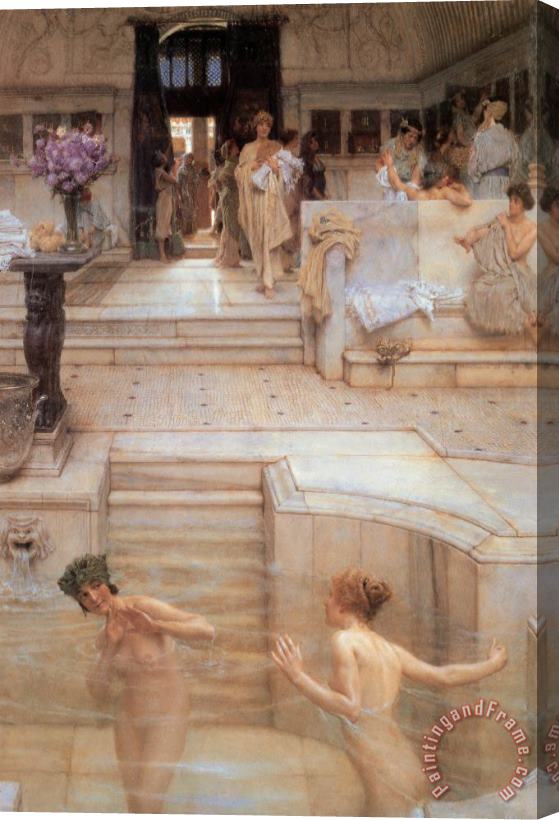 Sir Lawrence Alma-Tadema A Favorite Custom Stretched Canvas Painting / Canvas Art