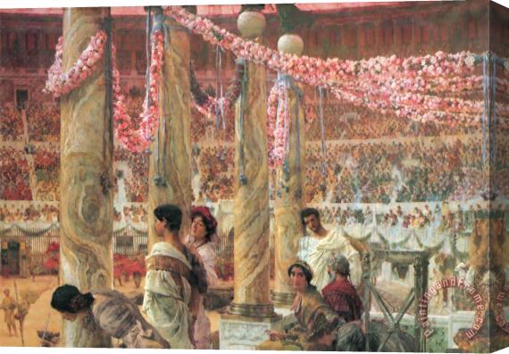 Sir Lawrence Alma-Tadema Caracalla And Geta Stretched Canvas Painting / Canvas Art