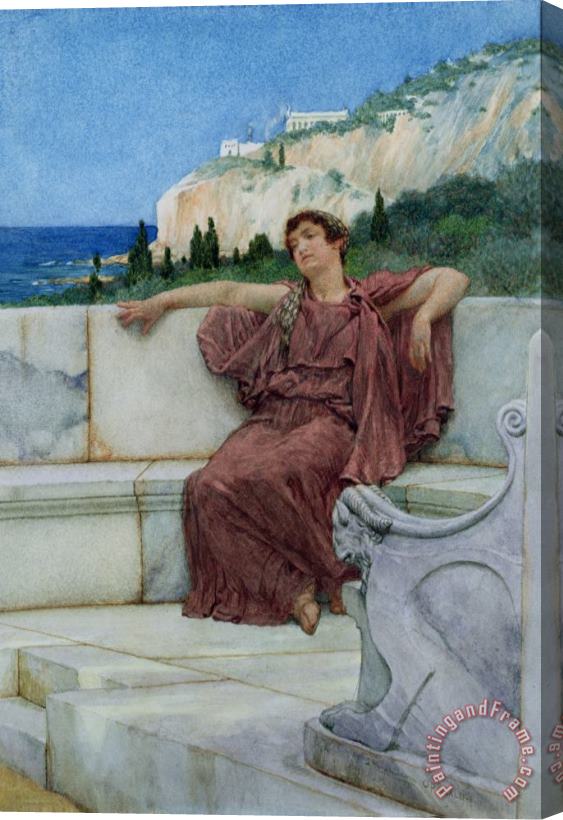 Sir Lawrence Alma-Tadema Dolce Far Niente Stretched Canvas Painting / Canvas Art
