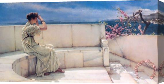 Sir Lawrence Alma-Tadema Expectations Stretched Canvas Painting / Canvas Art