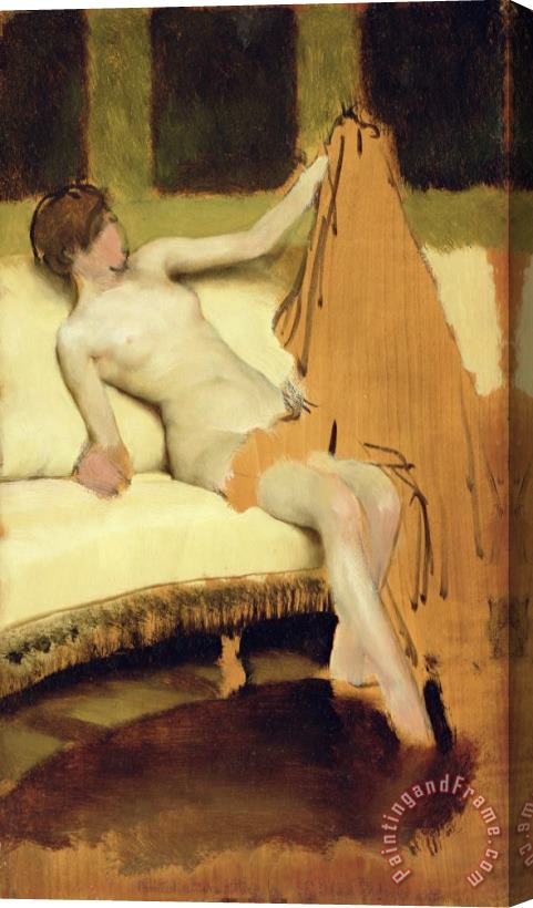 Sir Lawrence Alma-Tadema Female Nude Stretched Canvas Print / Canvas Art