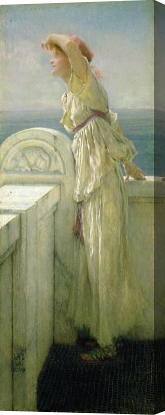 Sir Lawrence Alma-Tadema Hopeful Stretched Canvas Painting / Canvas Art