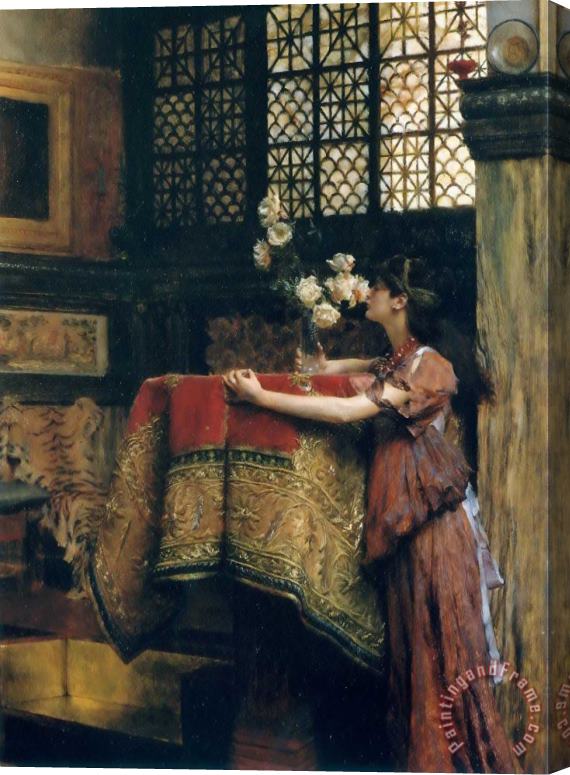Sir Lawrence Alma-Tadema In My Studio Stretched Canvas Print / Canvas Art