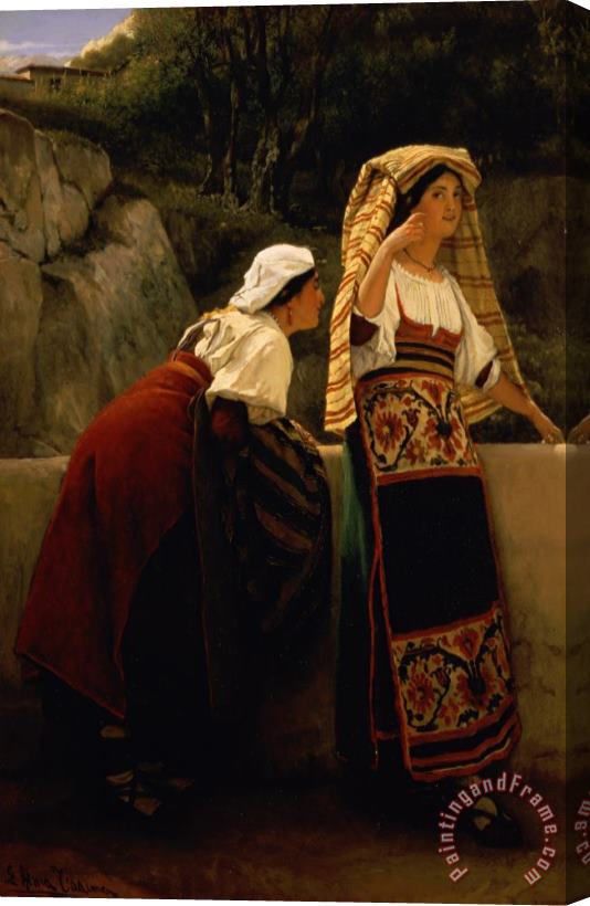 Sir Lawrence Alma-Tadema  Italian Women from Abruzzo Stretched Canvas Painting / Canvas Art