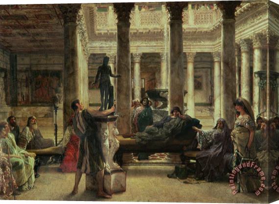 Sir Lawrence Alma-Tadema Roman Art Lover Stretched Canvas Print / Canvas Art