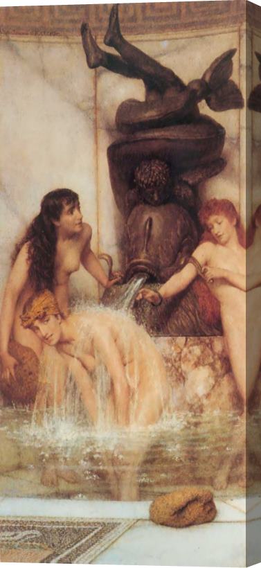 Sir Lawrence Alma-Tadema Strigils And Sponges Stretched Canvas Painting / Canvas Art